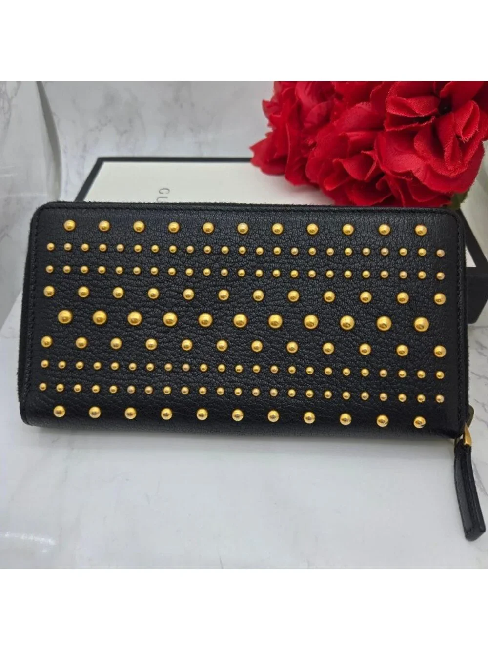 Gucci Wallet Animalier Taiga Studs - Picture 2 of 15